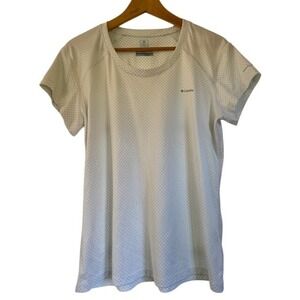 Columbia White Short Sleeve Tee